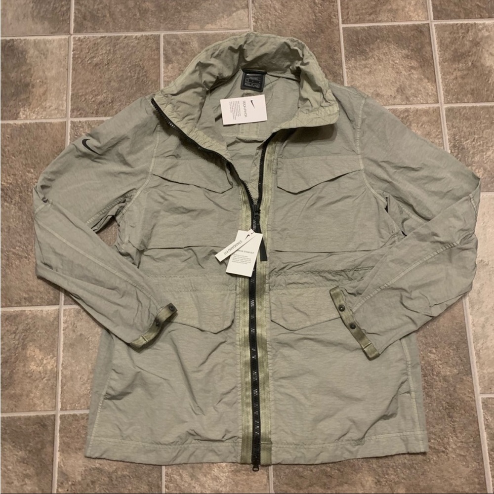 NWT Nike tech pack high density M65 jacket jade stone